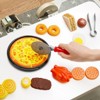 Topteng 56Pcs Western Kitchen Simulated Food Toys Burger Pizza Children Pretend Toy Set - 2 of 4