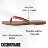 CUSHIONAIRE Confetti Women’s Studded Flip Flop Sandal – Slip-On Thong with Memory Foam & Stylish Rivet Strap - 4 of 4
