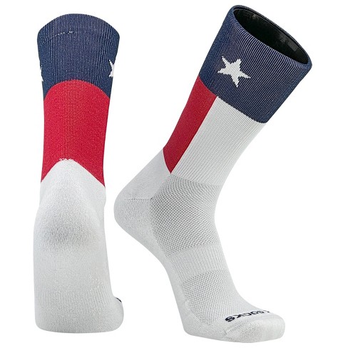 MK Socks Texas State Flag Athletic Basketball, Football, Lacrosse Crew Socks - image 1 of 1