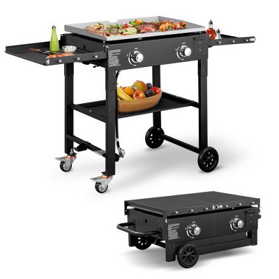Winado 2-Burner Foldable Propane Gas Flat Top Outdoor Griddle