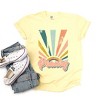 Simply Sage Market Women's Retro Peachy Short Sleeve Garment Dyed Tee - 3 of 4