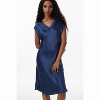 SilkSilky Women's 100% Mulberry Silk Cap Sleeve Nightgown - 4 of 4