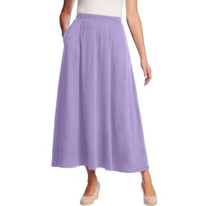 Woman Within Plus Size 7-Day Maxi Skirt - 1 of 4