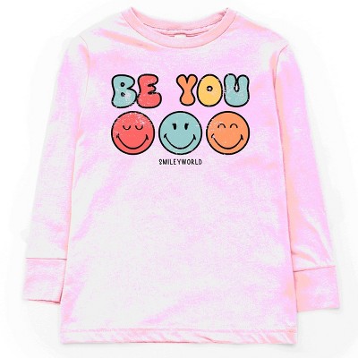 The Juniper Shop SmileyWorld Be You Groovy Youth Long Sleeve Tee
