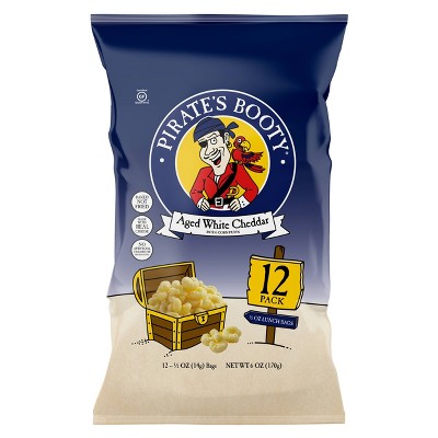 Pirate&#39;s Booty Aged White Cheddar Puffs - 12ct - 0.5oz