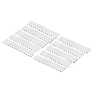 Unique Bargains Laser Printing Personalized Blank Engraving Name Plate 10 Pcs - 1 of 4