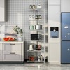 Dolonm Heavy Duty Corner Shelf, 600lb Capacity, Adjustable NSF-Certified Metal Rack for Bathroom/Kitchen/Office - 4 of 4