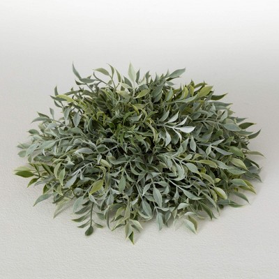 Sullivans Artificial 5.5" Ruscus Orb, Green