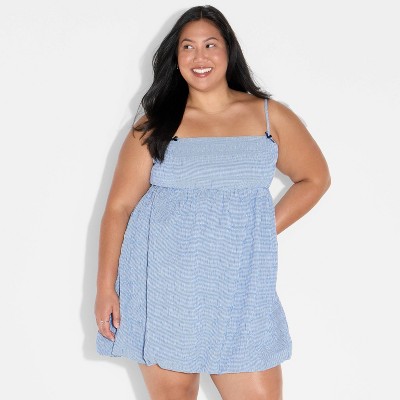 Women's Bubble Mini Babydoll Dress - Wild Fable™