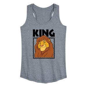 Women's - Disney - King Mufasa Graphic Racerback Tank - 1 of 4