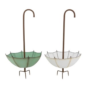 Transpac Metal Rustic Umbrella Planter Pick Set o Home Decorations Set of 2 Spring - 1 of 1