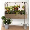 CedarCraft Elevated Spruce Planter: Outdoor Garden Bed with Protective Covers, 21"x47"x30", Rectangular - 3 of 4