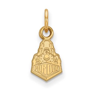 Black Bow Jewelry 14k Yellow Gold Purdue Boilermakers NCAA Extra Small Pendant - 1 of 3