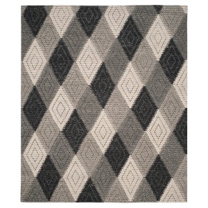 Anthracite Solid Tufted Area Rug - (8