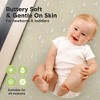 KeaBabies 2pk Isla Waterproof Mini Crib Sheets for Boy, Girl, Soft Pack and Play Sheets for Graco Pack and Play Mattress - 4 of 4