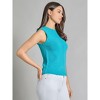 Crew Neck Knit Tank Top - 2 of 3
