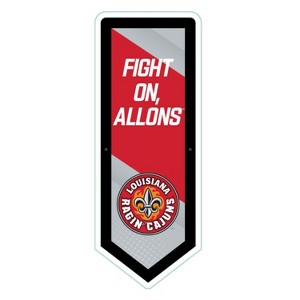 Evergreen Ultra-Thin Glazelight LED Wall Decor, Pennant, University of Louisiana at Lafayette- 9 x 23 Inches Made In USA - 1 of 4