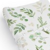 Sweet Jojo Designs Gender Neutral Unisex Changing Pad Sheet Botanical Green and White - 4 of 4