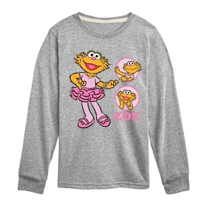 Boys' - Sesame Street - Zoe Ballet Long Sleeve Graphic T-Shirt - 1 of 3