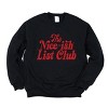 The Nice-ish List Club Distressed -  Women's Graphic Sweatshirt - 3 of 4