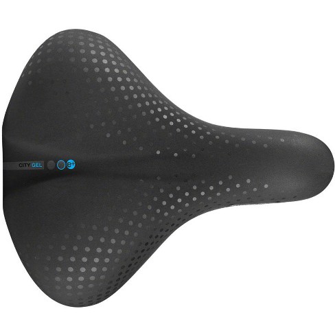 Selle San Marco City Gel Saddle Black 2mm Width Steel Rails Mens Target