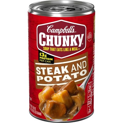 Campbell's Chunky Steak and Potato Soup - 18.8oz
