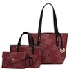 MKF Collection Aylet M Women's Vegan Leather Tote with Matching Mini Bag and Wristlet Purse by Mia K - 2 of 4