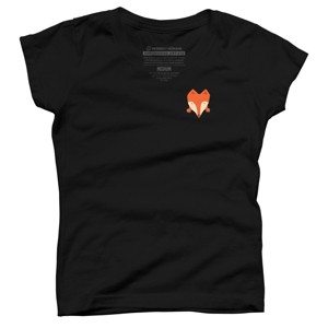 Girl's Design By Humans Fox Pocket By radiomode T-Shirt - 1 of 3