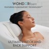 Ergonomic Bath Pillow for Tub with Thick Padding, Bathtub Headrest for Neck and Back Support with Strong Suction Cups - 3 of 4
