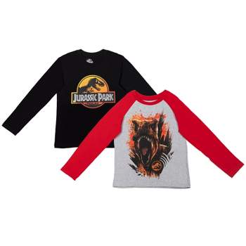Jurassic Park Dinosaur 2 Pack Long Sleeve Graphic T-Shirts