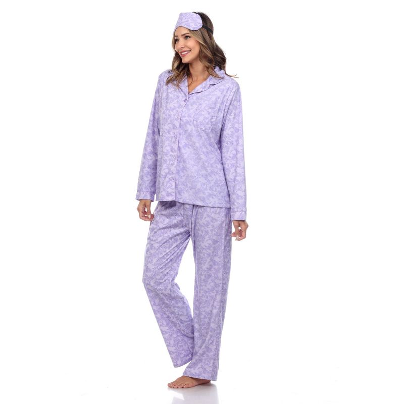 Three-Piece Pajama Set - White Mark, 3 of 6