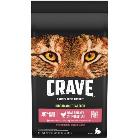 Crave Grain Free Indoor with Chicken & Salmon Adult Premium Dry Cat Food - image 1 of 4
