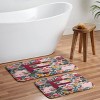 Deny Designs Burcu Korkmazyurek Summer Botanical Monogram Memory Foam Bath Mat - 4 of 4