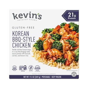 Kevin's Natural Foods Frozen Gluten Free Korean BBQ Style Chicken - 9.5oz - 1 of 4