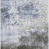 Denim Blue And Brown Geometric Washable Indoor Outdoor Area Rug - 4 of 4