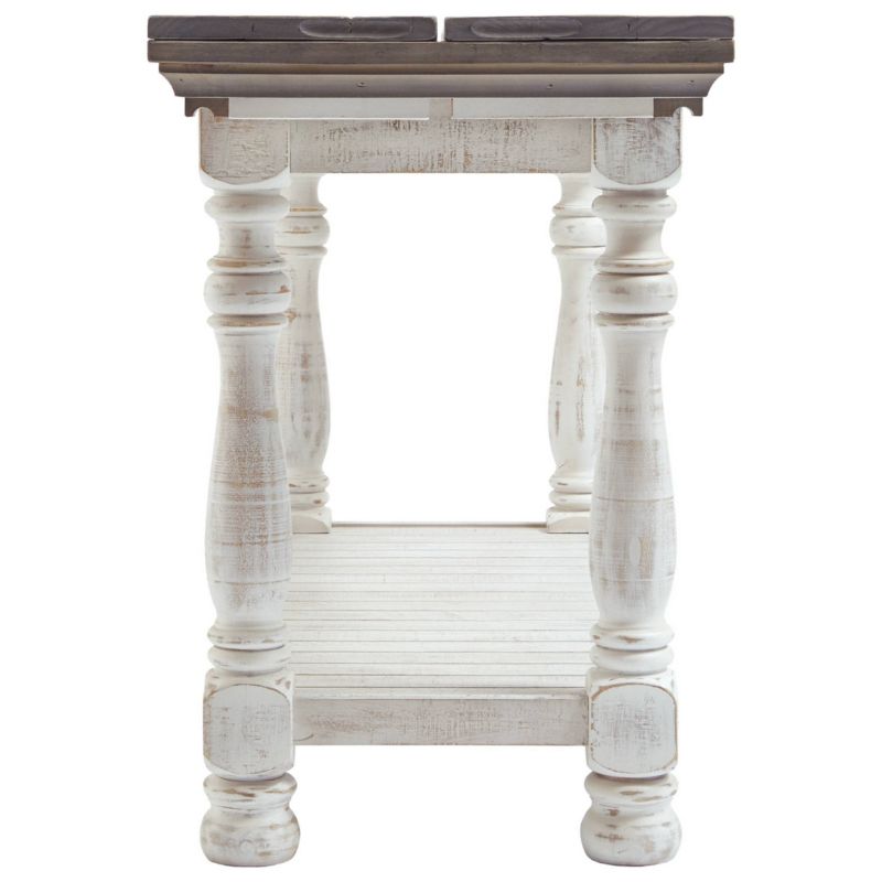 Havalance Flip Flop Sofa Table Gray/White - Signature Design by Ashley, 5 of 10