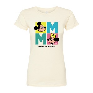 Women's - Disney - Minnie Mickey Fitted Graphic T-Shirt - 1 of 3