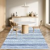 Washable Farmhouse Area Rug, Non-Slip Ultra Thin Low Pile Carpet, Indoor Floor Cover for Bedroom Dining Room Office - 4 of 4
