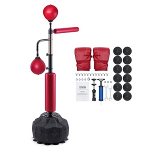 VEVOR Boxing Speed Trainer,Punching Bag with Stand, Reflex Boxing Bag for Teens & Adults, Height Adjustable Free Standing Strike Bag Set with Gloves - 1 of 4