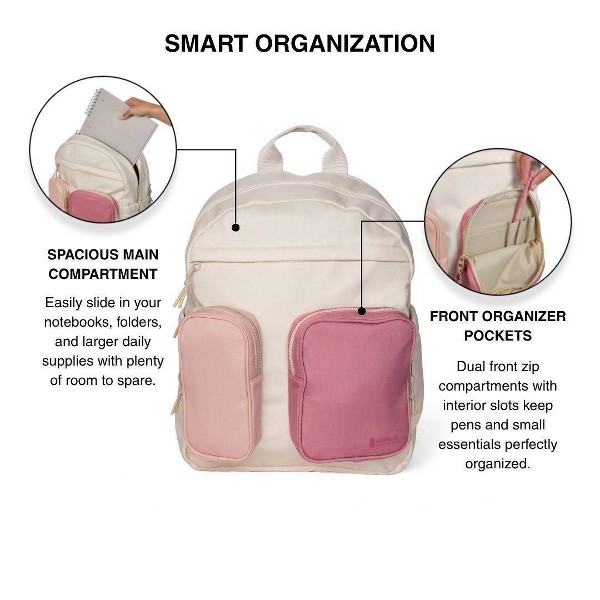 Mochila Altitude de 17" con compartimento para laptop y bolsillos 4