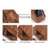Fashion Crossbody Bag Shoulder Bag Soft PU Leather Handbags Purses Multi Pocket - 4 of 4
