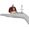 Old World Christmas Blown Glass Ornament for Christmas Tree, Florida State Baseball Cap - 3 of 3