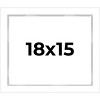 PosterPalooza | Modern Shadow Box 1" Depth White Picture Frame - UV Acrylic, Backing Board, Hanging Hardware - 2 of 4
