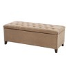 Tufted Top Storage Bench - image 3 of 4