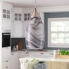 Dewdrop Gray Glass Pendant Light Modern Marbled Seeded Oval Hanging Ceiling Fixture for Kitchen Island - 2 of 4