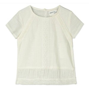 Girl's Sakura Short Sleeve Blouse - POPPET & FOX - 1 of 2