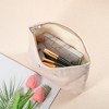 Unique Bargains Portable Canvas Zipper Makeup Bags and Organizers 1 Pc - 3 of 4