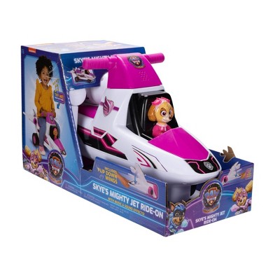 PAW Patrol Skye Fighter Jet Kids&#39; Ride-On Vehicle with Lights, Sounds, Storage and Walking Bar_14