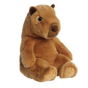 Aurora Medium Da Capybara Sluuumpy Cozy Stuffed Animal Brown 11" - 1 of 4
