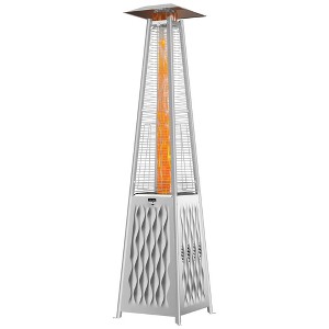 East Oak 18.23"x21.84" 48000 BTU Torch Patio Propane Outdoor Portable Heater Bronze Finish: Iron Frame, 10ft Heat Radius - 1 of 4